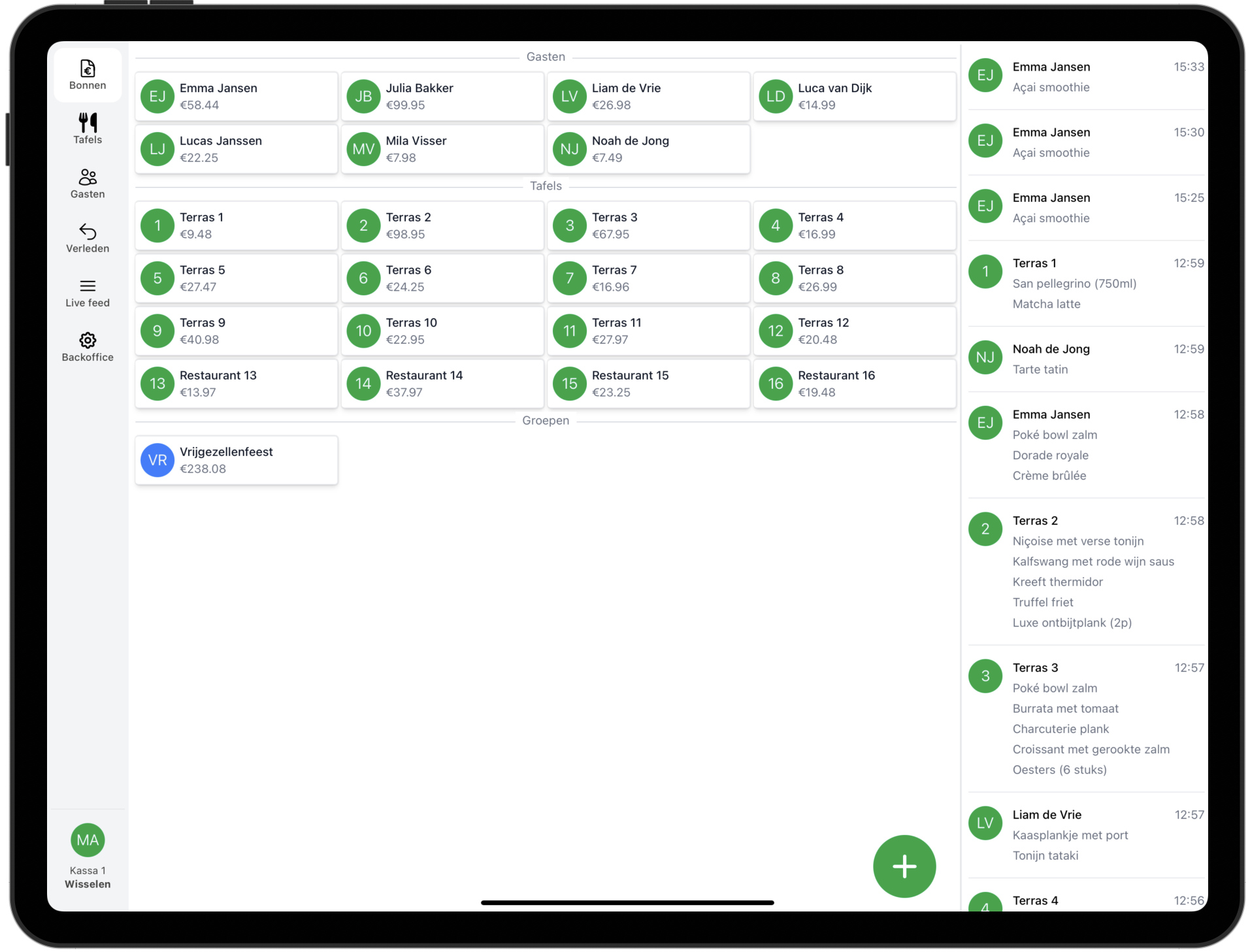 20Tabs Cloud Kassa Dashboard Interface