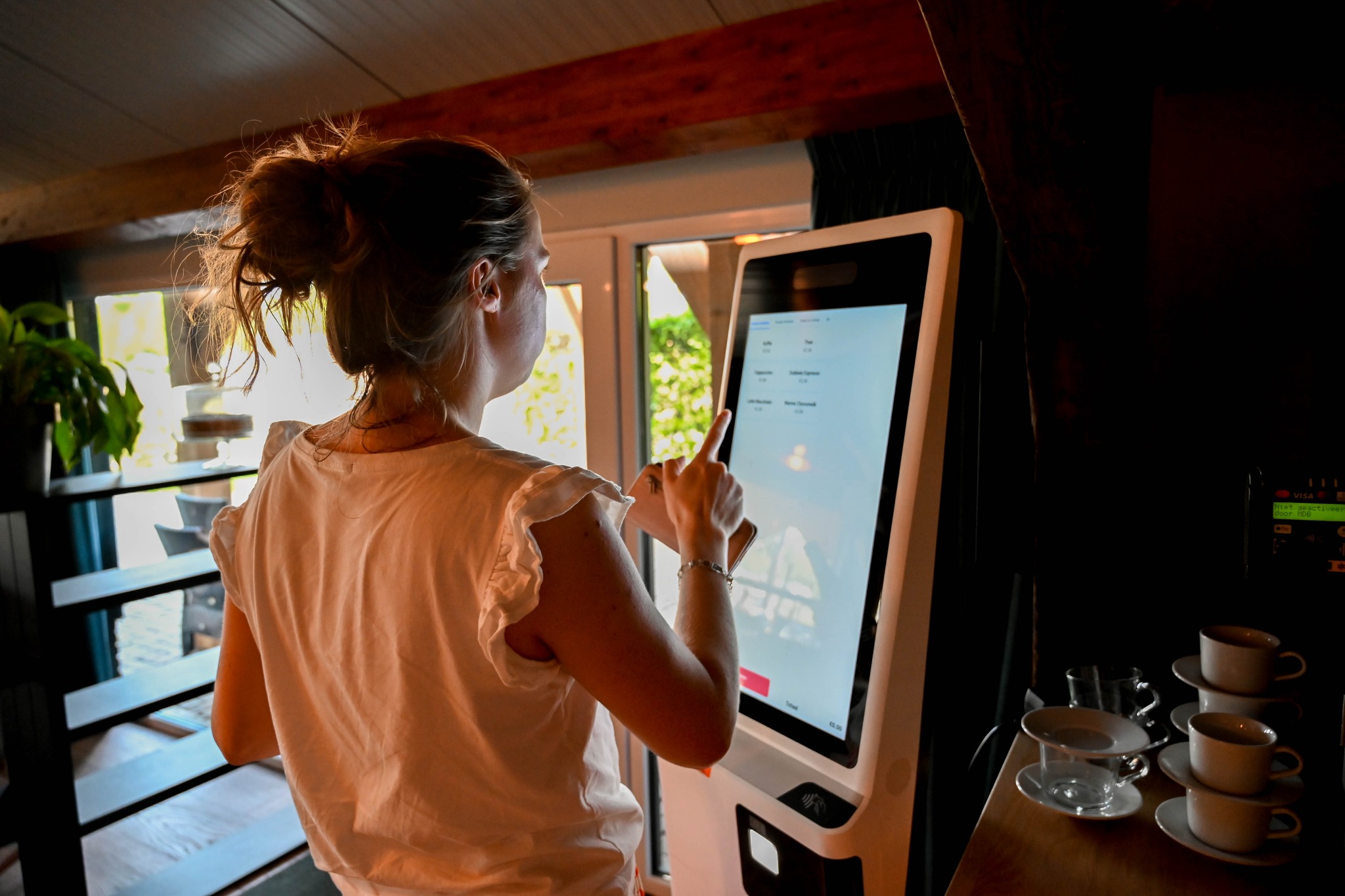 20Tabs kiosk systeem bij Camping Dal van de Mosbeek